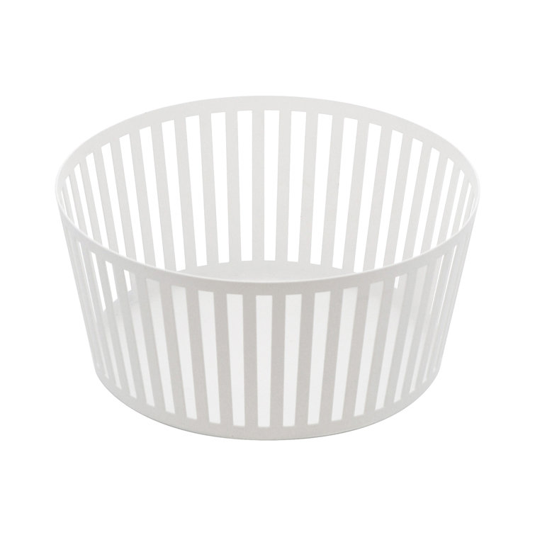 Yamazaki USA Tower Yamazaki Home Striped Steel Fruit Basket